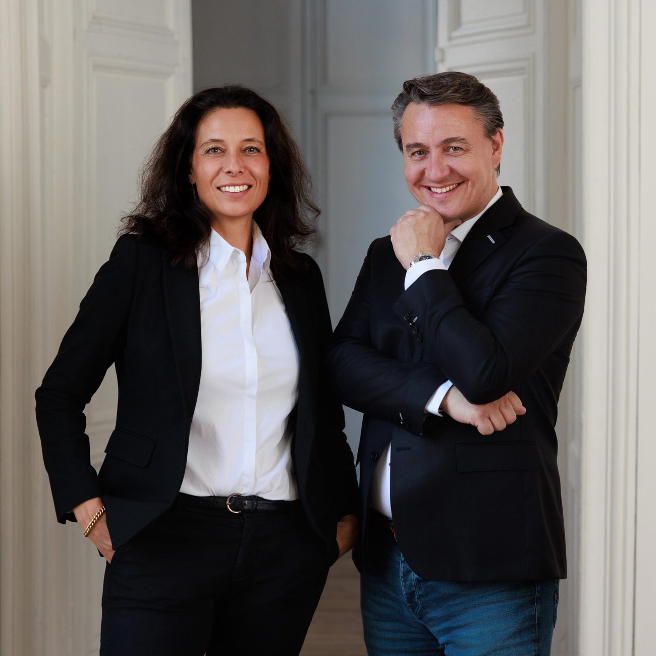 Claire Trevisani Laine et Mathieu Redon, cofondateurs d'Happi academy